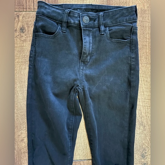 American eagle AE outfitters jean jeggings sz 0 short hi rise Next level stretch - Picture 2 of 8